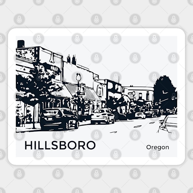 Hillsboro Oregon Magnet by Lakeric